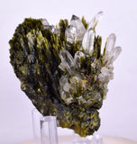 5.3cms PREMIUM EPIDOTE AXINITE QUARTZ CRYSTALS PERU AESTHETIC COLLECTOR CB206