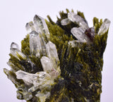 5.3cms PREMIUM EPIDOTE AXINITE QUARTZ CRYSTALS PERU AESTHETIC COLLECTOR CB206