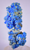 13cms NEW BLUE CHALCANTHITE PYRITE NATURAL BOTRYOIDAL CRYSTALS PERU FB95