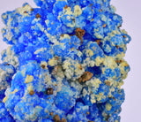 13cms NEW BLUE CHALCANTHITE PYRITE NATURAL BOTRYOIDAL CRYSTALS PERU FB95
