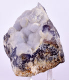 3cms BLUE CHALCEDONY PERU Crystal Quartz  Translucent Mineral Sample  Collector QB125