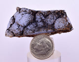 4.9cms BLUE CHALCEDONY PERU Crystal Quartz  Translucent Mineral Sample  Collector QB126