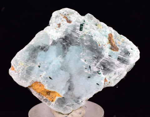 4.3cms GEM ATACAMITE INSIDE SELENITE CRYSTAL LILY MINE 2000 DISCOVERY PERU TB136