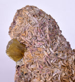 11.9cms SIDERITE  BARITE CRYSTALS PERU SHINY TRANSLUCENT MINERAL EB96