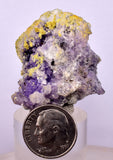 3.3cms COQUIMBITE ALUNOGEN CRYSTAL ROMERITE COPIATITE MINERAL SPECIMEN UB312