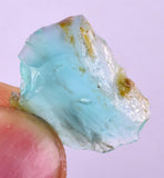 180 Carats GEM BLUE OPAL PERU ROUGH SCENIC SEASCAPE MINERAL SPECIMEN OB203