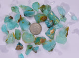 180 Carats GEM BLUE OPAL PERU ROUGH SCENIC SEASCAPE MINERAL SPECIMEN OB203