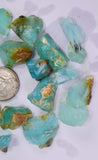 180 Carats GEM BLUE OPAL PERU ROUGH SCENIC SEASCAPE MINERAL SPECIMEN OB203