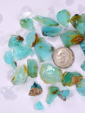 180 Carats GEM BLUE OPAL PERU ROUGH SCENIC SEASCAPE MINERAL SPECIMEN OB203