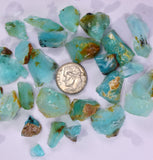 180 Carats GEM BLUE OPAL PERU ROUGH SCENIC SEASCAPE MINERAL SPECIMEN OB203