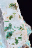 4.6cms GEM CHRYSOCOLLA INSIDE SELENITE CRYSTAL LILY MINE PERU TB223
