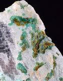 4.6cms GEM CHRYSOCOLLA INSIDE SELENITE CRYSTAL LILY MINE PERU TB223