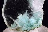 4.2cms GEM CHRYSOCOLLA INSIDE SELENITE CRYSTAL LILY MINE PERU TB224
