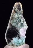 4.2cms GEM CHRYSOCOLLA INSIDE SELENITE CRYSTAL LILY MINE PERU TB224