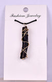 4.3cms GOLDEN BLACK CORAL PERU NATURAL GOLDEN WIRE JEWELRY JB28