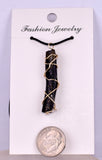 4.3cms GOLDEN BLACK CORAL PERU NATURAL GOLDEN WIRE JEWELRY JB28