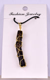 5.1cms GOLDEN BLACK CORAL PERU NATURAL GOLDEN WIRE JEWELRY JB29