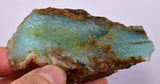 80Grams GEM BLUE OPAL PERU ROUGH SCENIC SEASCAPE MINERAL SPECIMEN OB166