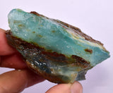 135Grams GEM BLUE OPAL PERU ROUGH SCENIC SEASCAPE MINERAL SPECIMEN OB167