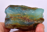 135Grams GEM BLUE OPAL PERU ROUGH SCENIC SEASCAPE MINERAL SPECIMEN OB167