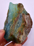 135Grams GEM BLUE OPAL PERU ROUGH SCENIC SEASCAPE MINERAL SPECIMEN OB167