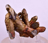 7.6cms TURGITE BOTRYOIDAL IRIDESCENT CRYSTALS PERU IRON NEW FIND MINERAL ZB60