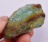 62Grams GEM BLUE OPAL PERU ROUGH SCENIC SEASCAPE MINERAL SPECIMEN OB168