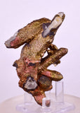7.6cms TURGITE BOTRYOIDAL IRIDESCENT CRYSTALS PERU IRON NEW FIND MINERAL ZB60