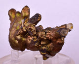 7.6cms TURGITE BOTRYOIDAL IRIDESCENT CRYSTALS PERU IRON NEW FIND MINERAL ZB60