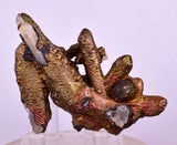 7.6cms TURGITE BOTRYOIDAL IRIDESCENT CRYSTALS PERU IRON NEW FIND MINERAL ZB60