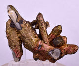 7.6cms TURGITE BOTRYOIDAL IRIDESCENT CRYSTALS PERU IRON NEW FIND MINERAL ZB60