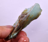 37Grams GEM BLUE OPAL PERU ROUGH SCENIC SEASCAPE MINERAL SPECIMEN OB170