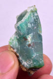 14.5grs GEM SILICA CHRYSOCOLLA CHALCEDONY LILY MINE PERU ROUGH SB249