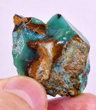 13.5grs GEM SILICA CHRYSOCOLLA CHALCEDONY LILY MINE PERU ROUGH SB244