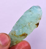 9Grams GEM BLUE OPAL PERU ROUGH SCENIC SEASCAPE MINERAL SPECIMEN OB173