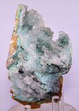 11cms DRUZY CHRYSOCOLLA CALCITE PERU COPPER 2000 DISCOVERY DB114
