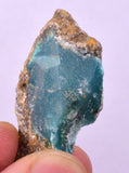 3.4grs GEM SILICA CHRYSOCOLLA CHALCEDONY LILY MINE PERU ROUGH SB259