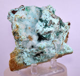9.5cms DRUZY CHRYSOCOLLA CALCITE PERU COPPER 2000 DISCOVERY DB115