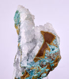 10cms DRUZY CHRYSOCOLLA CALCITE PERU COPPER 2000 DISCOVERY DB116