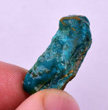 4.3grs GEM SILICA CHRYSOCOLLA CHALCEDONY LILY MINE PERU ROUGH SB255