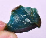 5.6grs GEM SILICA CHRYSOCOLLA CHALCEDONY LILY MINE PERU ROUGH SB256