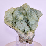 8.2cms DRUZY CHRYSOCOLLA CALCITE PERU COPPER 2000 DISCOVERY DB118