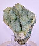 8.2cms DRUZY CHRYSOCOLLA CALCITE PERU COPPER 2000 DISCOVERY DB118