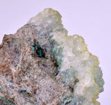 8.2cms DRUZY CHRYSOCOLLA CALCITE PERU COPPER 2000 DISCOVERY DB118