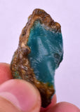 3.4grs GEM SILICA CHRYSOCOLLA CHALCEDONY LILY MINE PERU ROUGH SB259