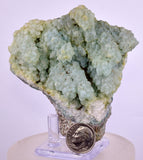 8.2cms DRUZY CHRYSOCOLLA CALCITE PERU COPPER 2000 DISCOVERY DB118