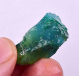 2.7grs GEM SILICA CHRYSOCOLLA CHALCEDONY LILY MINE PERU ROUGH SB260