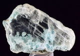 4.5cms GEM CHRYSOCOLLA INSIDE SELENITE CRYSTAL LILY MINE 2000 DISCOVERY PERU TB140