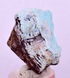 3.1cms DRUZY CHRYSOCOLLA QUARTZ CRYSTAL LILY MINE PERU 2000 YEAR DB329