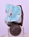 3.1cms DRUZY CHRYSOCOLLA QUARTZ CRYSTAL LILY MINE PERU 2000 YEAR DB329